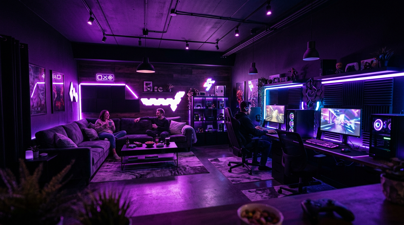 Sleek Gaming Zone venue interior